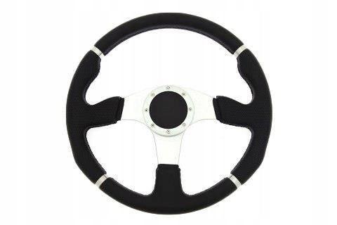 Руль Pro 350 мм смещение: 0 мм кожа черный