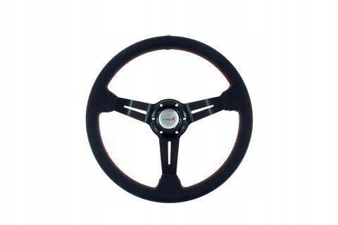 Руль Pro 350 мм смещение: 60 мм кожа черный