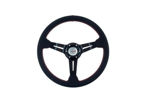 Професійне кермо зі зміщенням 350 мм: чорна шкіра 60 мм