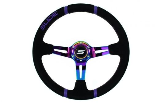 Руль слайд 350 мм смещение: 90 мм замша NeoChrome