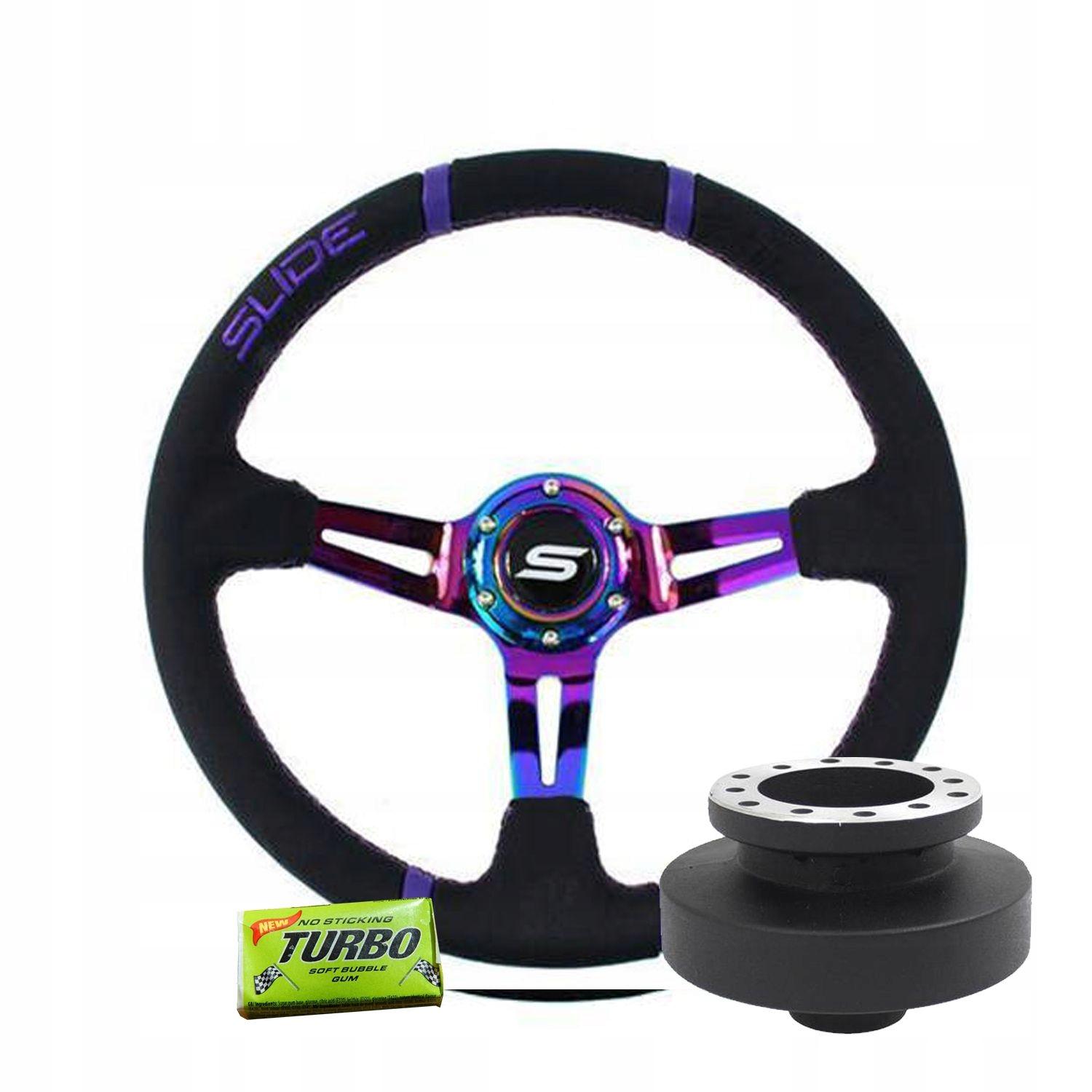 Спортивное рулевое колесо SLIDE кожа + NABA BMW E46