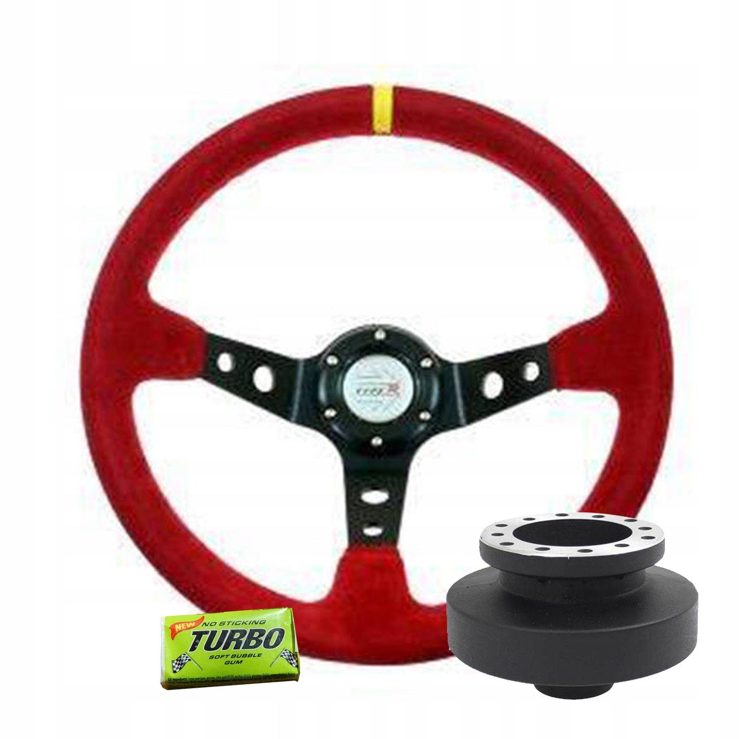 Спортивне рульове колесо замша + NABA BMW E46 DRIFT