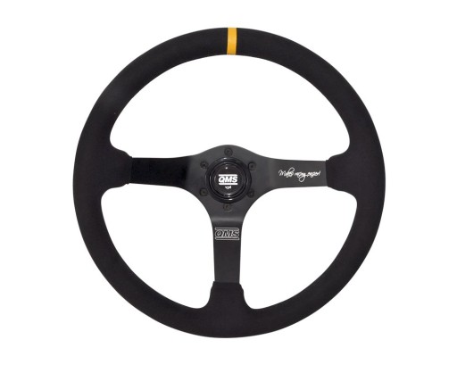 QMS замшеве спортивне кермо 350 мм 90 мм