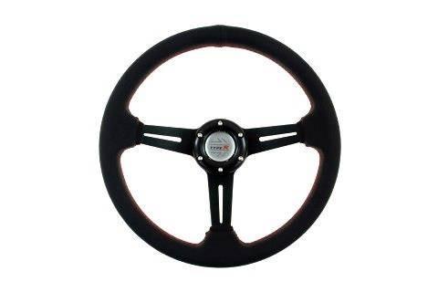 Спортивний кермо слайд 350 мм зміщення: 40 мм шкіра