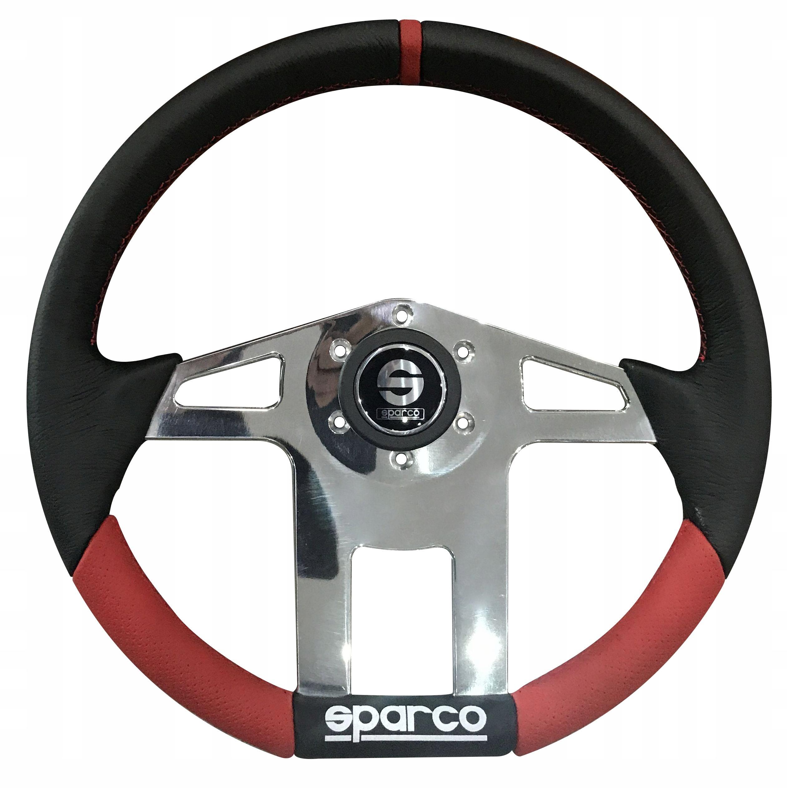 Спортивный руль Sparco Hexagon красный