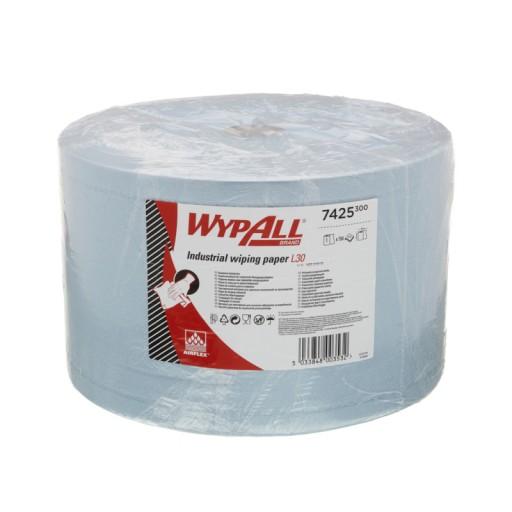 Kimberly-Clark WypAll L30 7425 - серветка для чищення у великому рулоні, 3 шари синього кольору