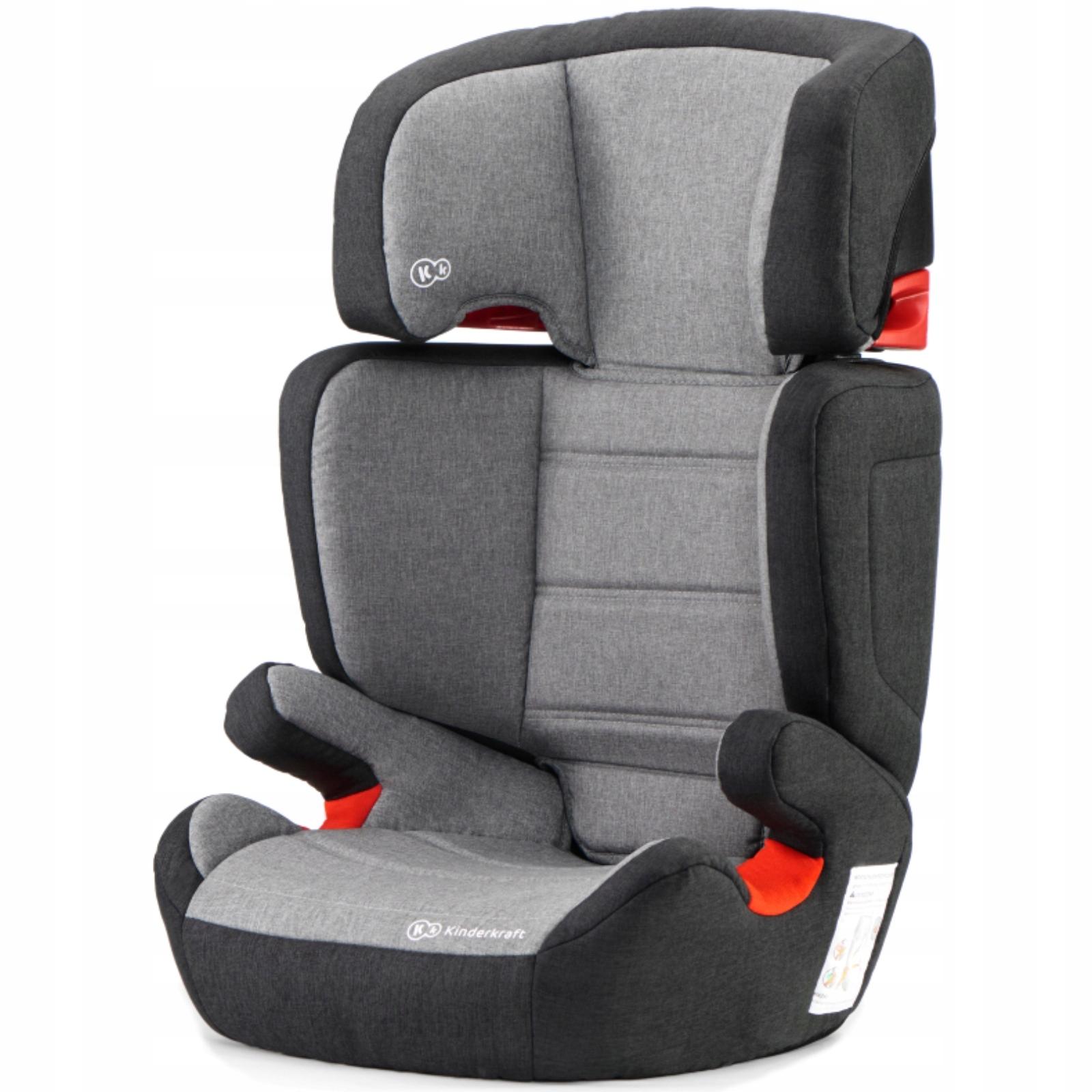 KinderKraft Junior fix автокрісло чорний / сірий 15-36 кг