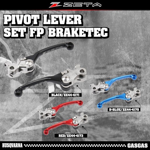 ZE41-4179 - BRAKTEC HUSQVARNA TE 300 2022 ZETA дверные ручки синие