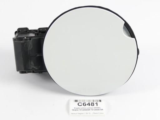 781200005R - Кришка паливного бака TEQNC Megane III 3 hatchback