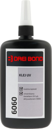Уф клей для стекла и металла drei bond 6060 250 мл
