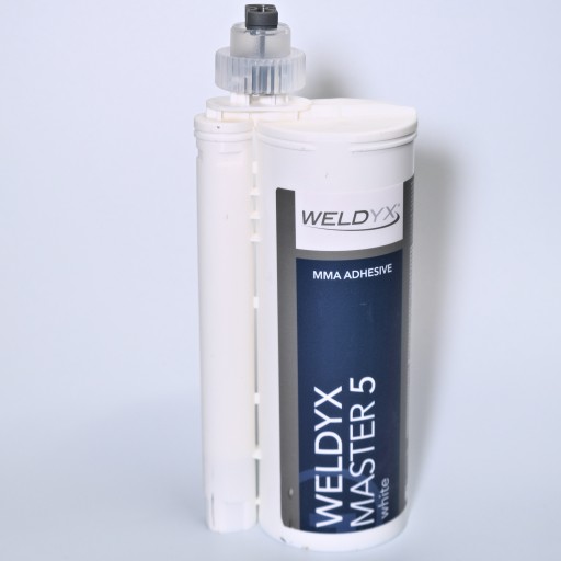 Клей Weldyx Master 5 хв БІЛИЙ 490 мл - двокомпонентний ВИСОКА МІЦНІСТЬ
