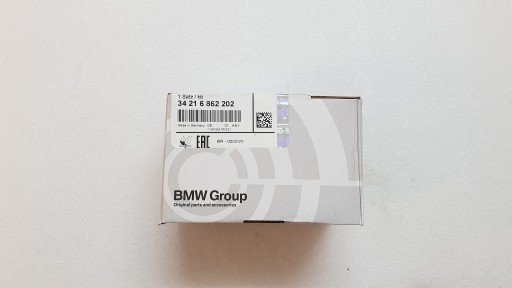 34216862202 - Колодки 330мм задні BMW 5 F10 F11 X3 F25 X4 F26 OEM