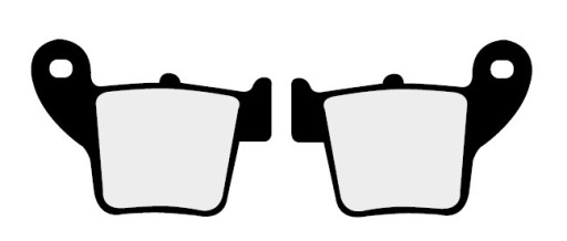 Тормозные колодки Nissin 2p286st злотые задние