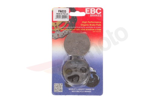 FA033 - Тормозные колодки EBC FA 033 (2 шт.)