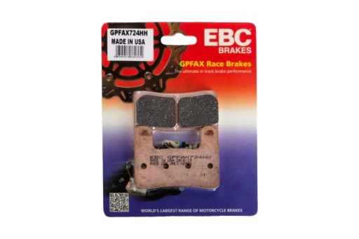 GPFAX724HH - Гальмівні колодки EBC GPFAX 724 HH (2 шт.)