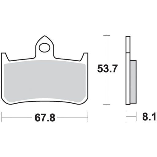 622HS - Тормозные колодки SBS 622 HS