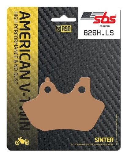826H.LS - Гальмівні колодки SBS Harley Davidson Dyna 1450 00-