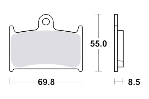 Гальмівні колодки TRW MCB595TRQ