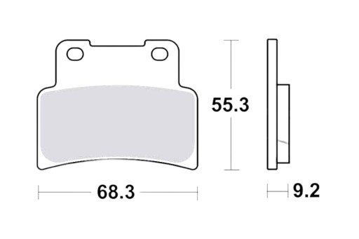 Гальмівні колодки TRW MCB785TRQ