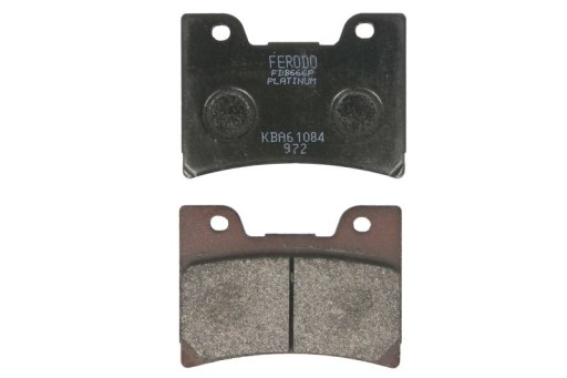 Колодки передні Ferodo FDB666P Platinum FZR 600 1000