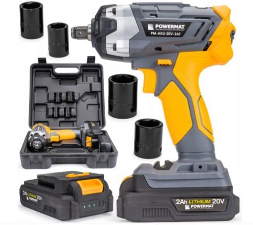 Аккумуляторный ударный гайковерт для колес 20 В 1/2 350 Нм