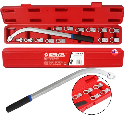 Ключ натяжной 15 элементов с наконечниками Набор ключей