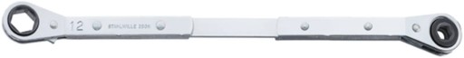 Ключ с храповым механизмом 8x12 мм, изогнутый, удлиненный STAHLWILLE