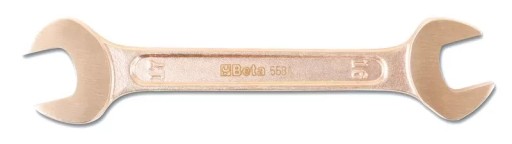 Безіскровий двосторонній ріжковий ключ 25х28 мм