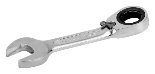 Короткий комбинированный ключ с трещоткой 3/4