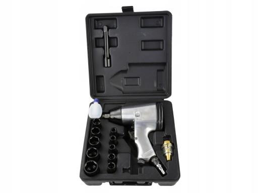 Пневматичний гайковий ключ 1/2 + головки хобі G00580