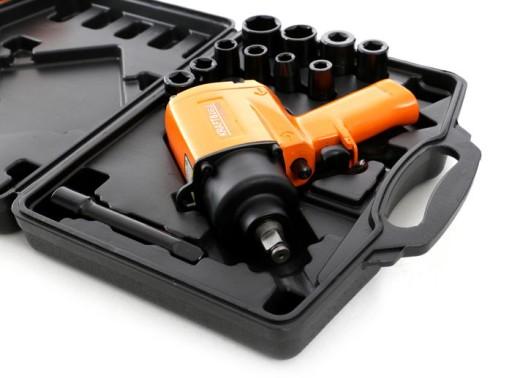 Пневматичний ударний гайковерт 1050Нм + головки ПОТУЖНІ