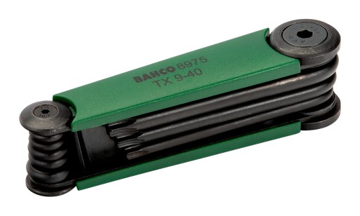 Г-образный ключ ERGO TORX T9-T40, 8 шт. BAHCO