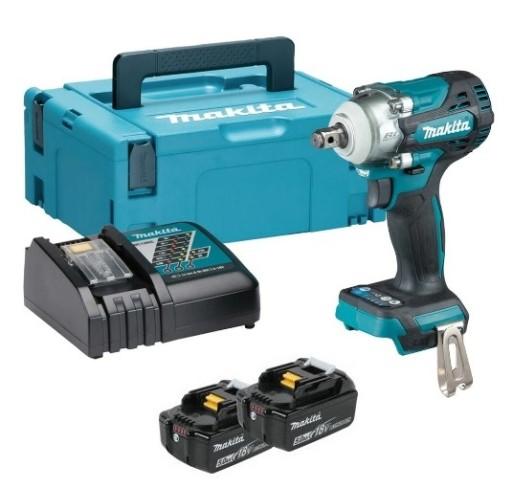 Ударный гайковерт 1/2 дюйма 18 В 330 Нм MAKITA DTW300RTJ — аккумулятор 2 x 5,0 Ач