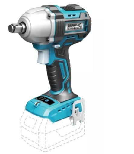Аккумуляторный ударный гайковерт 450 Нм, бесщеточный Dedra ded7147 SAS+ALL