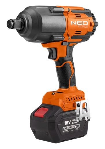Ударний гайковерт 1100 Нм Енергія батареї + 18 В