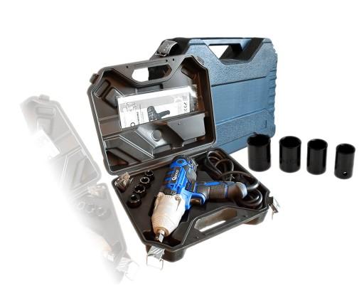 Электрический ударный гайковерт 1/2 дюйма + головки