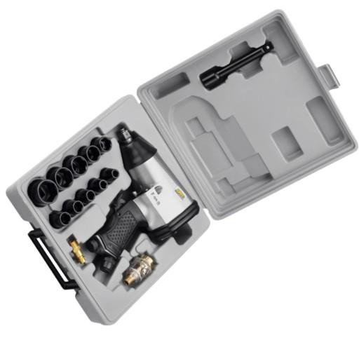 Ключ гайковий з набором пневматичних головок 13 деталей 1/2