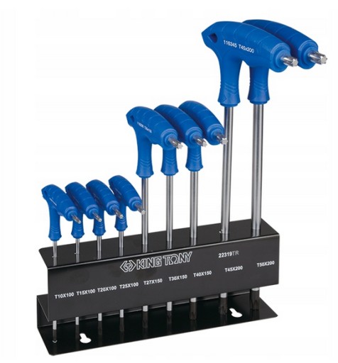 КЛЮЧИ TORX TORX T10-T50 T10-T50, ПОДСТАВКА L ТИПА KING TONY
