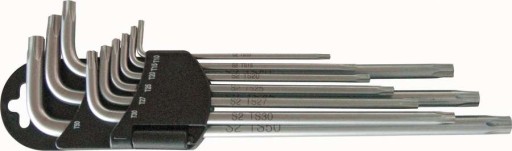 Ключи Torx Plus 5-гранные с отверстием TS10-TS50 9 шт.