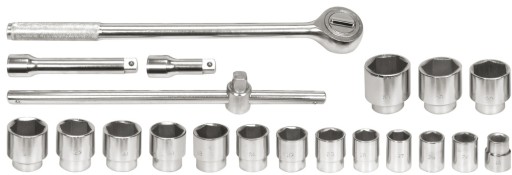 Ключі торцеві 22-50мм 3/4 20 шт. 58150 ВОРЕЛ