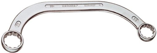 Ключи накидные двусторонние, изогнутые 16x18 мм 6567550