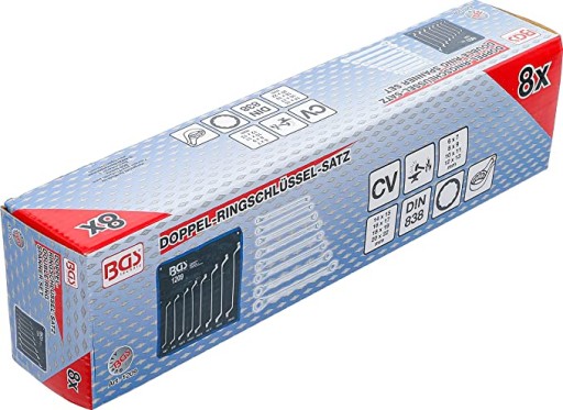 Ключі накидні 6-22 мм 8 шт.