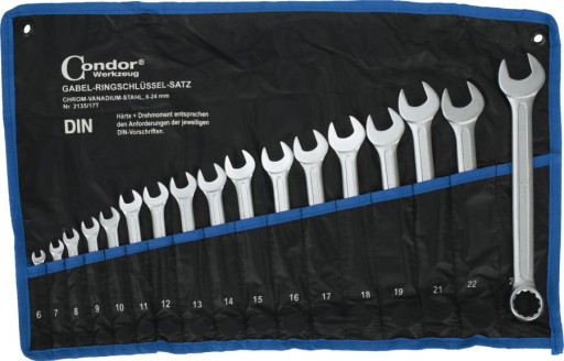 Комбинированные ключи VarioPlus, 6–24 мм, 17 шт.