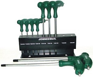 Ключи TORX с РУЧКОЙ 9 шт Jonnesway