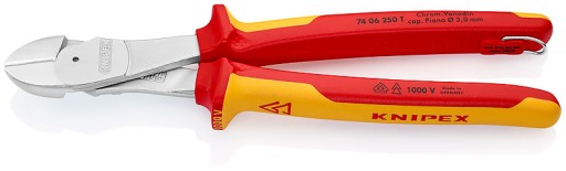 Knipex 74 06 250 T Бокорезы с повышенным передаточным числом VDE
