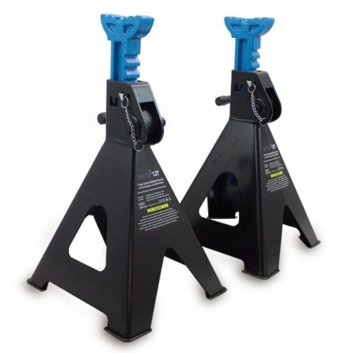 Эстакады мастерские регулируемые по высоте, комплект из 2 шт., грузоподъемность 12 тонн.