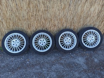 Колеса 5x112 R17 резина Hankook + диски ATT Summer