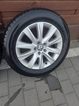 VW Tiguan літні диски DUNLOP 235/55 R17 5X112