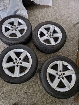 Колеса диски + резина Dunlop Winter Sport 5 215/55R16