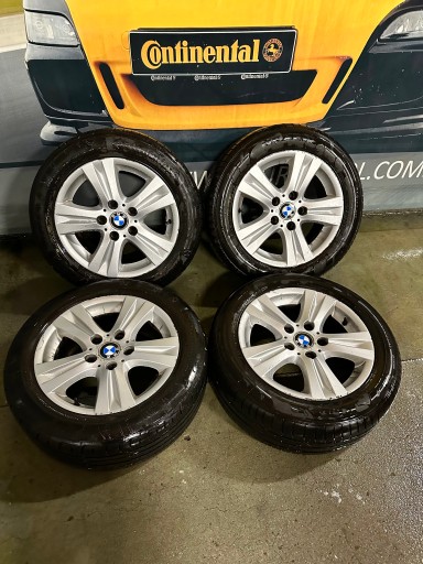 Летние диски BMW e87 e81 205/55 r16 2x Continental 2x Nexen Alloy диски